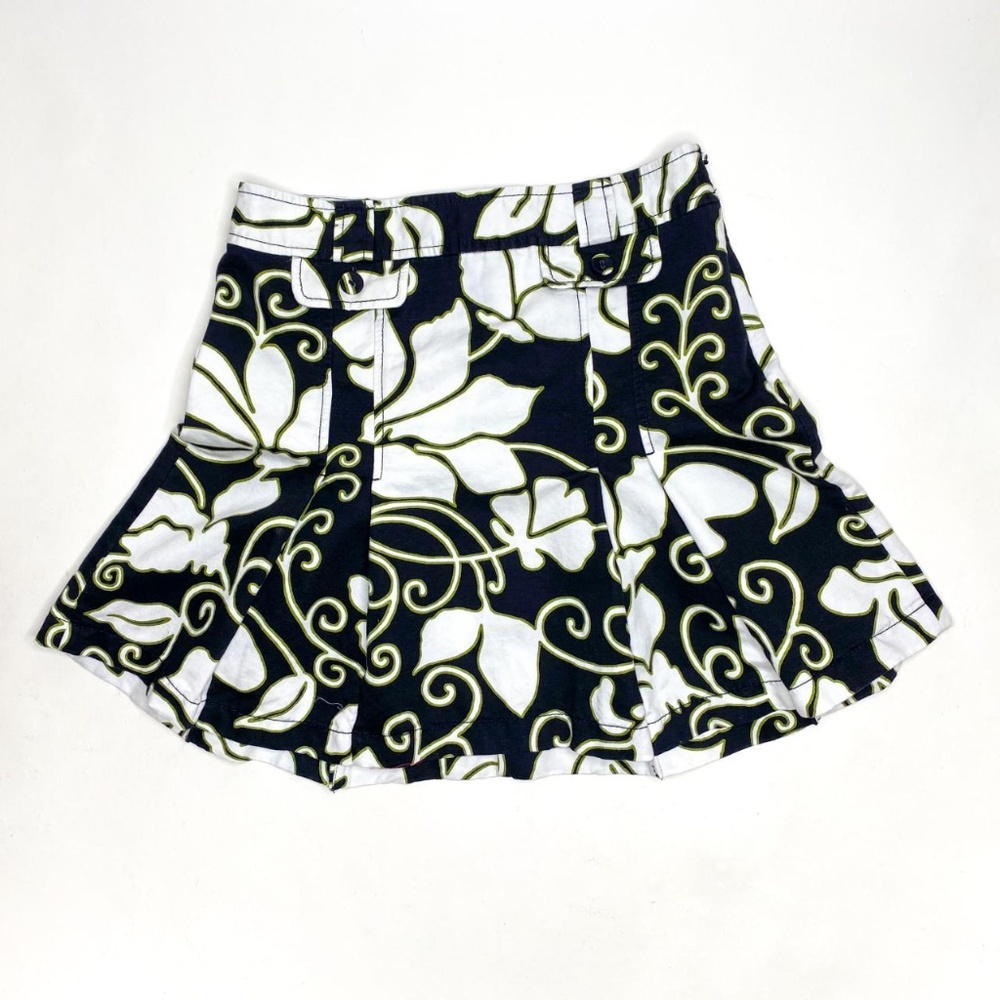 y2k Anne taylor floral pleated skirt